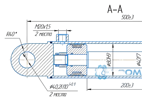 Изготовление гидроцилиндров по чертежу